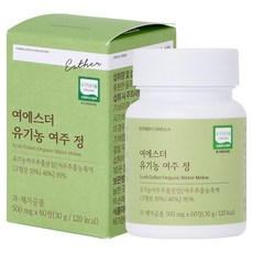 ESTHER FORMULA 呂醫師 有機苦瓜錠 30g, 1個, 60錠