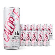 CALOBYE 蛋白質氣泡飲 粉葡萄柚口味, 240ml, 12瓶