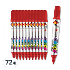 monAmi Jumbo大號白板筆, 72個, 紅色