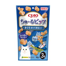 챠오츄르 고양이 츄르비츠 짜먹는 간식 CS-172 3p, 혼합맛(참치/가리비관자), 36g, 1개
