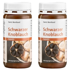 Sanct Bernhard 聖伯納德 德國百年草本 黑蒜膠囊 類黃酮, 120顆, 2罐