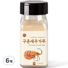 바른미각 구운새우가루, 60g, 6개