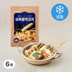 프레시지 캠핑포차 어묵 물떡 꼬치 2인분 (냉동), 430g, 6개