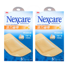 3M Nexcare 活力繃帶 膝蓋與手肘專用, 5片, 2盒