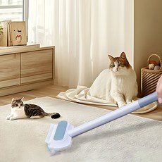 DING DONG PET 寵物多功能四合一除毛清潔刷 W 18cm x H 45cm, 藍色, 1個