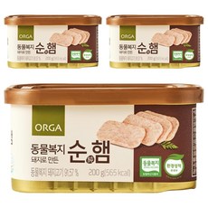 ORGA 動物福利豬肉製成的純火腿, 200g, 3個