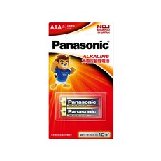 Panasonic 大電流鹼性電池 4號, 2顆, 1組