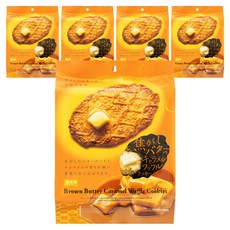 奶油焦糖薄燒華夫脆餅, 5袋, 100g