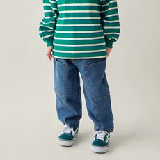 Mari&Mori 兒童舒適寬鬆剪裁牛仔褲