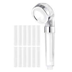 comet 衛浴用過濾蓮蓬頭 + 濾芯 12個, PL06002463474, 1組