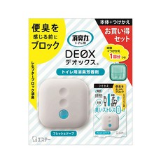ST 雞仔牌 消臭力 DEOX 浴廁淨味消臭力組, 清新皂香, 廁所用消臭芳香劑, 12ml, 1組