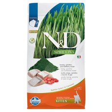 Farmina 法米納 天然螺旋藻無穀系列 幼貓/懷孕貓 乾飼料, 鯡魚 + 枸杞, 1.5kg, 1袋