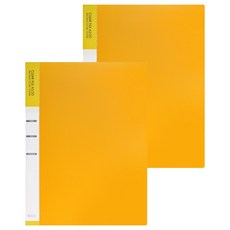 레드루프 속지 20매 OA 클리어화일 A3, 옐로우, 2개입