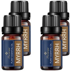 Borns 純單方精油 沒藥 Myrrh 10ml - 天然植物萃取 舒緩身心, 4瓶