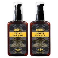 MIGABEE 蜂蜜健康摩洛哥堅果護髮油 經典原味, 2個, 100ml