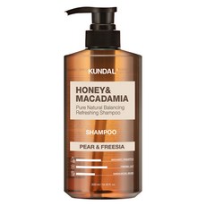KUNDAL 昆黛爾 蜂蜜澳洲堅果香氛洗髮乳 Pear&Freesia, 500ml, 1瓶
