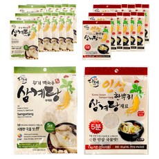 參雞湯原料 4p + 人參韓根參雞湯原料 4p 套組, 3組