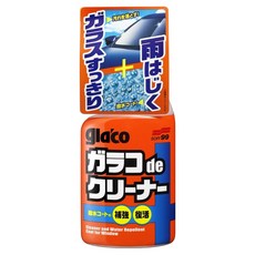 SOFT99 glaco 撥水玻璃清潔劑，二合一(清潔和撥水效果)，400ml，日本製造, 1個