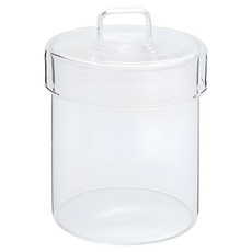SHIMOYAMA 多用途耐熱玻璃儲物罐 附蓋, 1個, 430ml