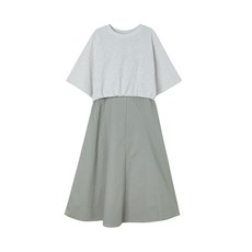 랩 여성용 원피스 + 면 져지 세트 AQ3EX861