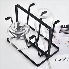 드라마벨류 안정적인 컵꽂이, 블랙, 1개