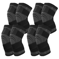 통기성 무릎 패드 블랙, 8개