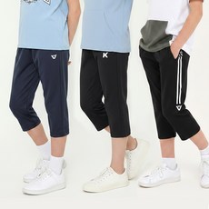 KISPO 兒童款背心七分運動褲3件組