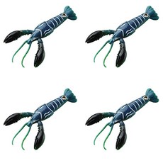 가재 소프트 루어 낚시 미끼 9.5cm, 8, 4개