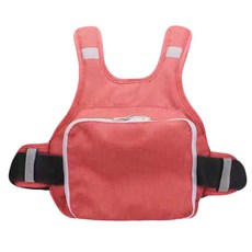 透氣反光兒童機車安全帶, 溫馨粉, 1個