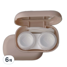 블랙트리 무드 렌즈 케이스, 핑크, 6개