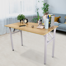 AOTTO 創意傢俱 免組裝寬大折疊木紋書桌, FT-006