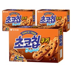 오리온 초코칩쿠키, 192g, 3개