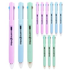 misoro 1500 Unique 3色中性筆 0.5mm 2189, 粉紅色, 藍色, 薄荷綠, 12個