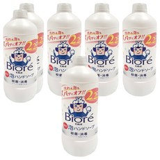 Biore 蜜妮 泡沫洗手慕絲補充瓶 綿密泡沫 清新果香, 430ml, 6瓶
