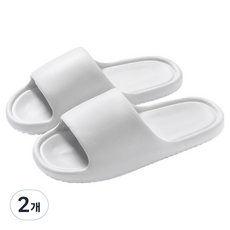 EVER HOUSE EVA防滑柔軟室內拖鞋, 2個, 灰色