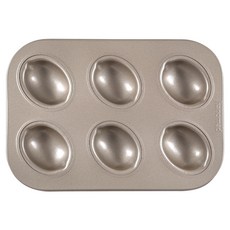 Hanomad 檸檬瑪德蓮烤盤 6格 金色, 1個