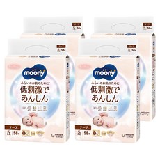 滿意寶寶日本版 有機棉黏貼型尿布 4~8kg, S(4~8kg), 232片