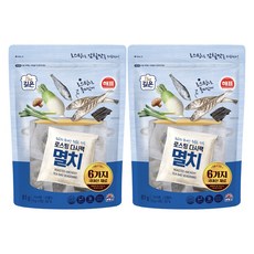 해표 로스팅 다시팩 멸치 9p, 2개, 81g