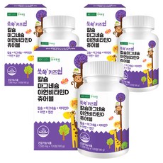 건국유업 유아용 쑥쑥 키즈업 칼슘 마그네슘 아연 비타민D 츄어블 180g, 120정, 3개