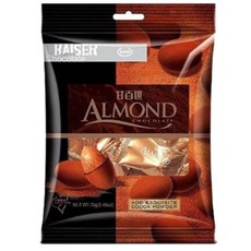 KAISER 甘百世 巧克力粉杏仁豆, 70g, 1袋