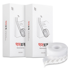 Dailygongam 擋著吧門縫密封條 2個入組, 2套