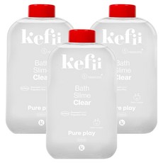 kefii 沐浴史萊姆 透明款, 550ml, 3個
