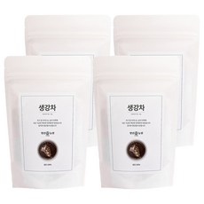 청년농원 저온가공 생강차 삼각티백, 1g, 50개입, 4개