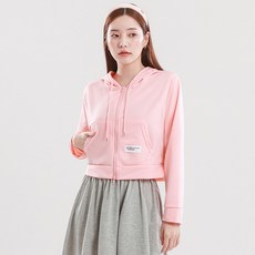 Elsso 粉彩短版拉鍊連帽衫