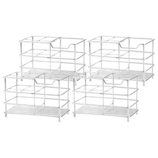 艾米購物 304不鏽鋼牙刷架 4格 原色-浴室收納必備 整潔衛生 堅固耐用, 4個