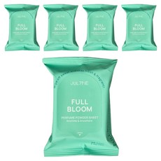 JUL7ME JULYME 香水爽身濕巾 浪漫花香 20張入, 5個, 116g