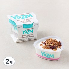 요즘 플레인 그릭요거트 with 카카오그래놀라, 120g, 2개