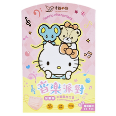 明基健康生活 幸福物語 醫用口罩, 莓粉音符, 30片, 1盒