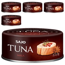 사조 참치 마라, 100g, 5개