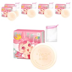 Pink Princess Pinky Kids 多合一洗髮皂和弱酸性沐浴露, 100g, 6個